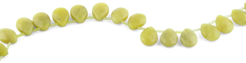 15x20MM Olive Jade Gemstone Beads