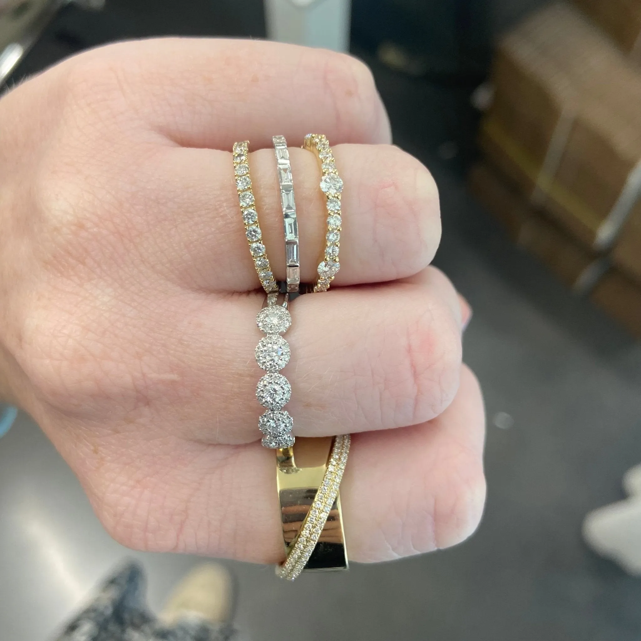 4 Prong Diamond Eternity Band