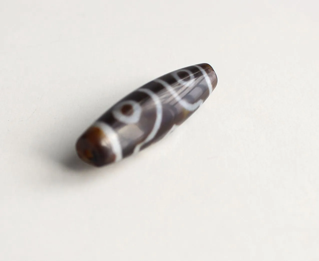 42 mm Three Eyed Dzi Bead