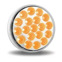 4" Dual Revoultion Red/Amber Stop, Turn, & Tail Light