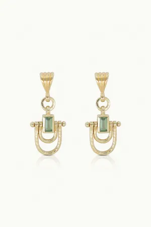 Allegra Apatite Gold Earrings