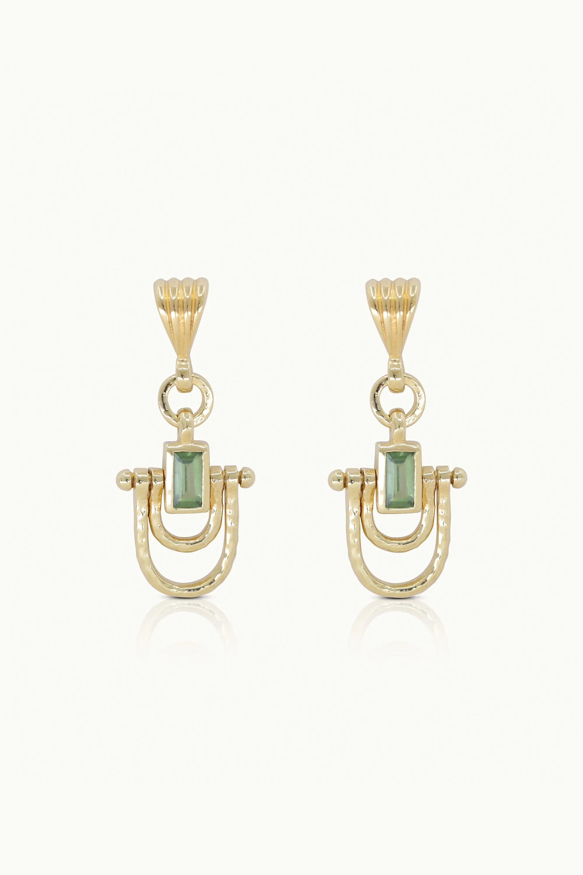 Allegra Apatite Gold Earrings