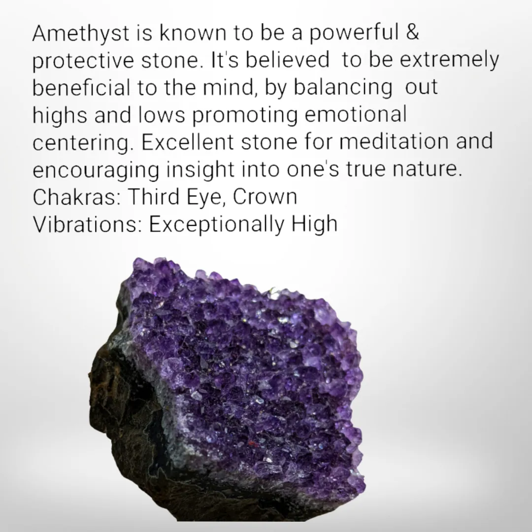 Amethyst, Copper Necklace - Echo of a Stone
