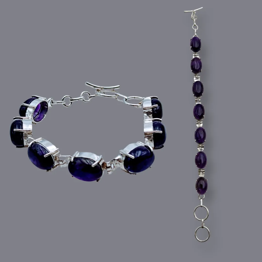 Amethyst, Tennis, Bracelet