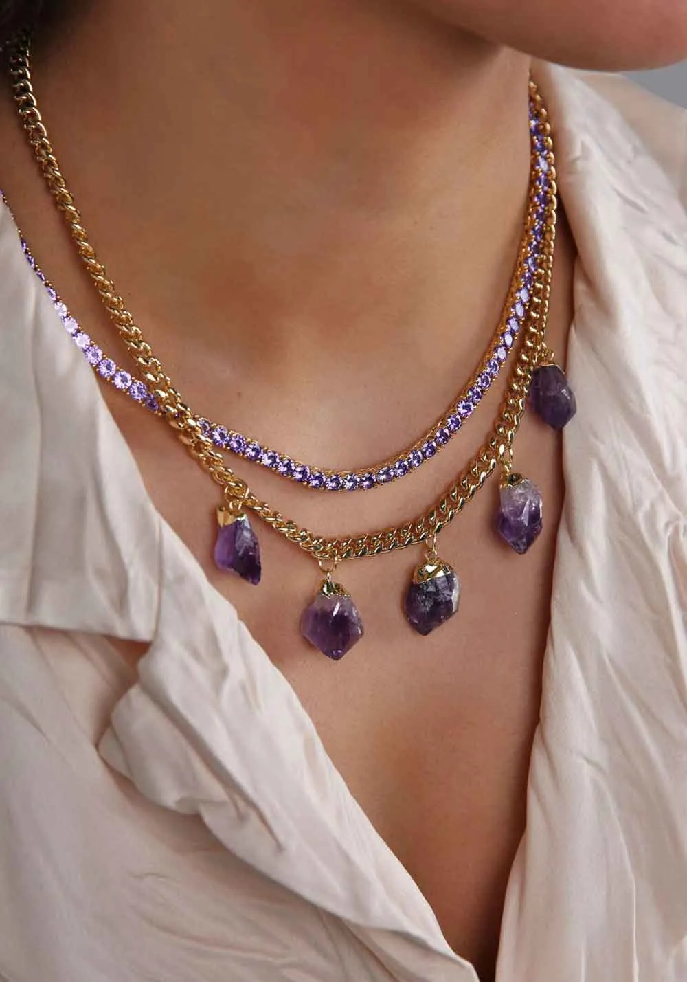 AMETHYSTOS NECKLACE