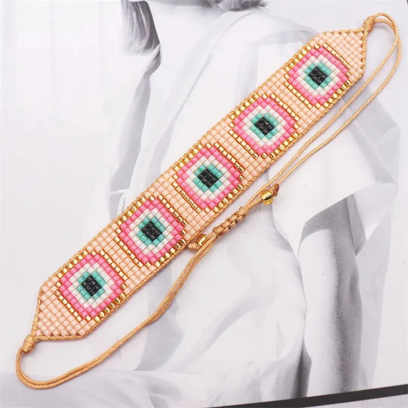 Beaded Hamsara Bracelet Set