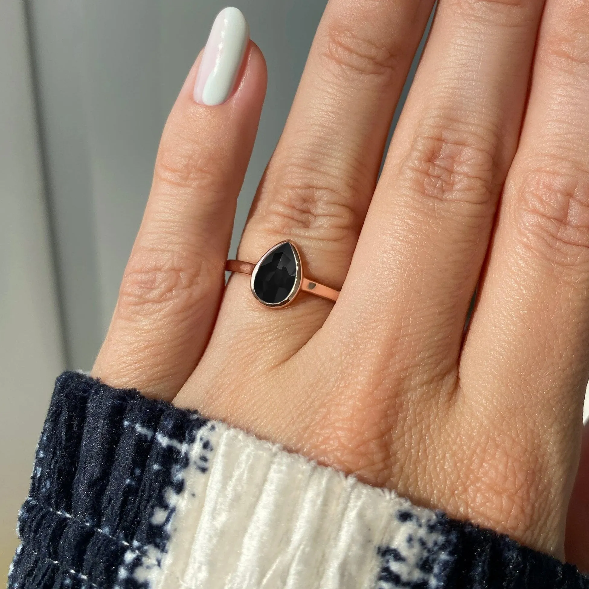 Black Onyx Ring - Skin Kiss