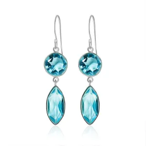 Blue Topaz Dangles