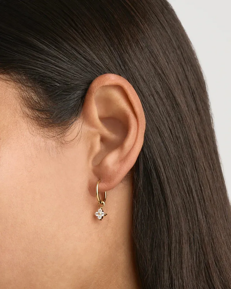 By Charlotte Cyrstal Bloom Earrings Gold