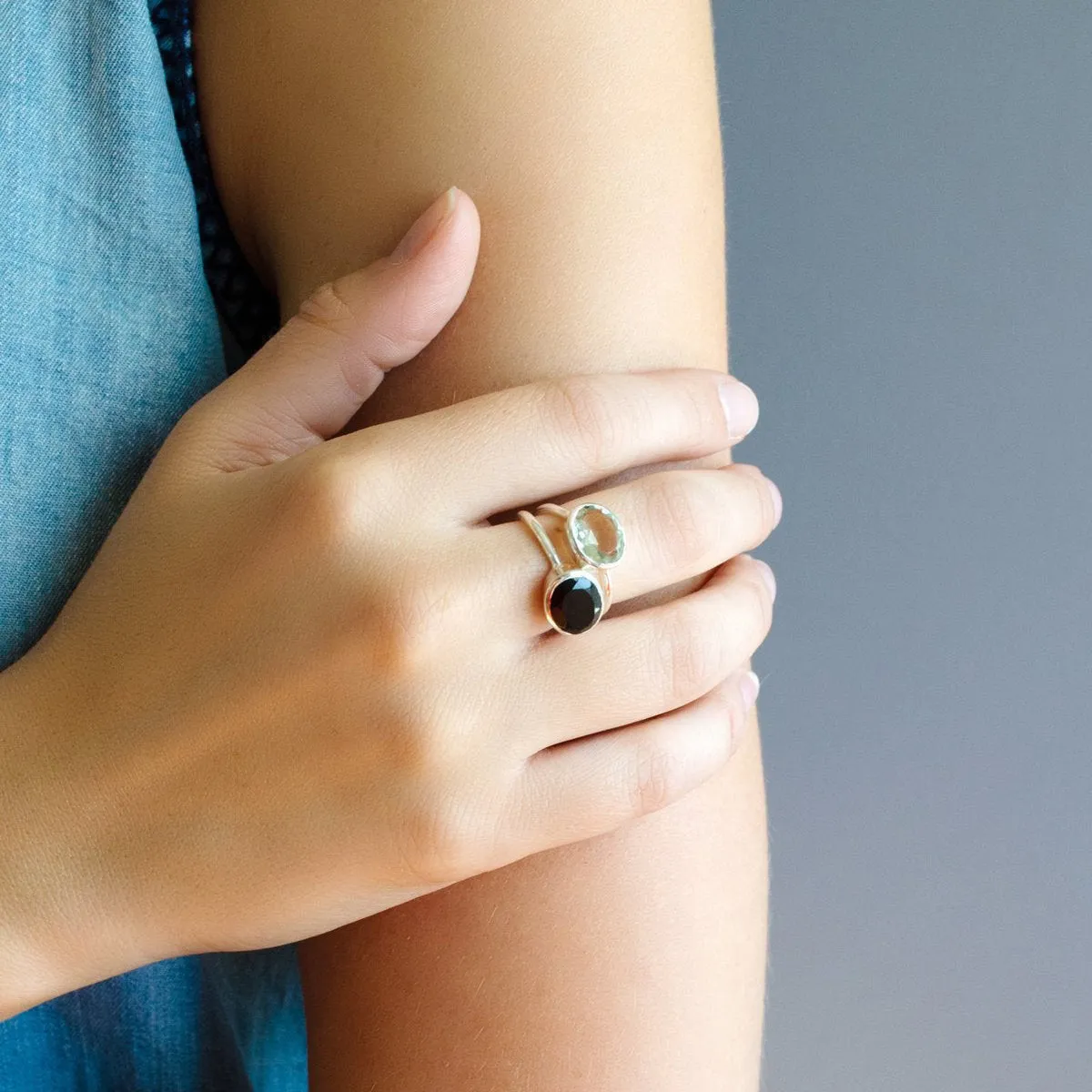 Carnelian oval bezel set ring