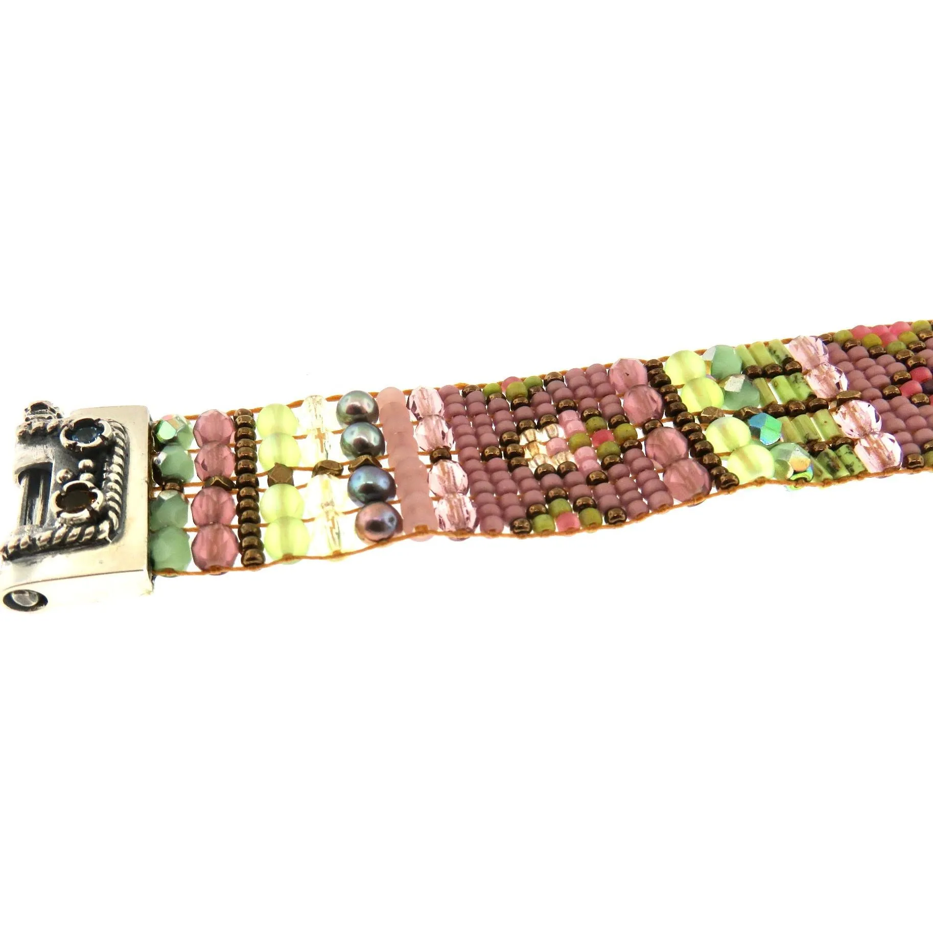 CHILI ROSE SPRING SPRING SLIDER  COWBOY BRACELET