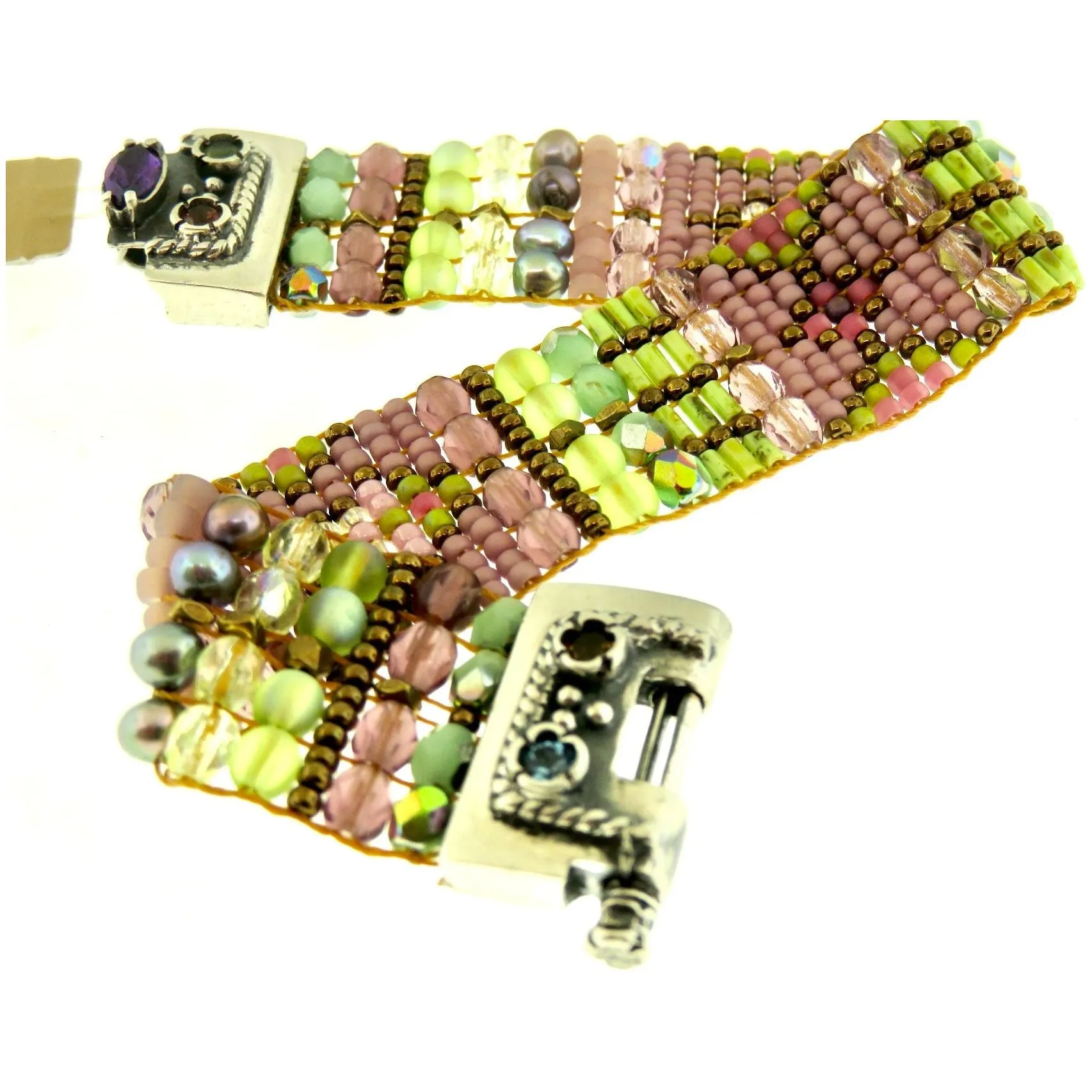 CHILI ROSE SPRING SPRING SLIDER  COWBOY BRACELET