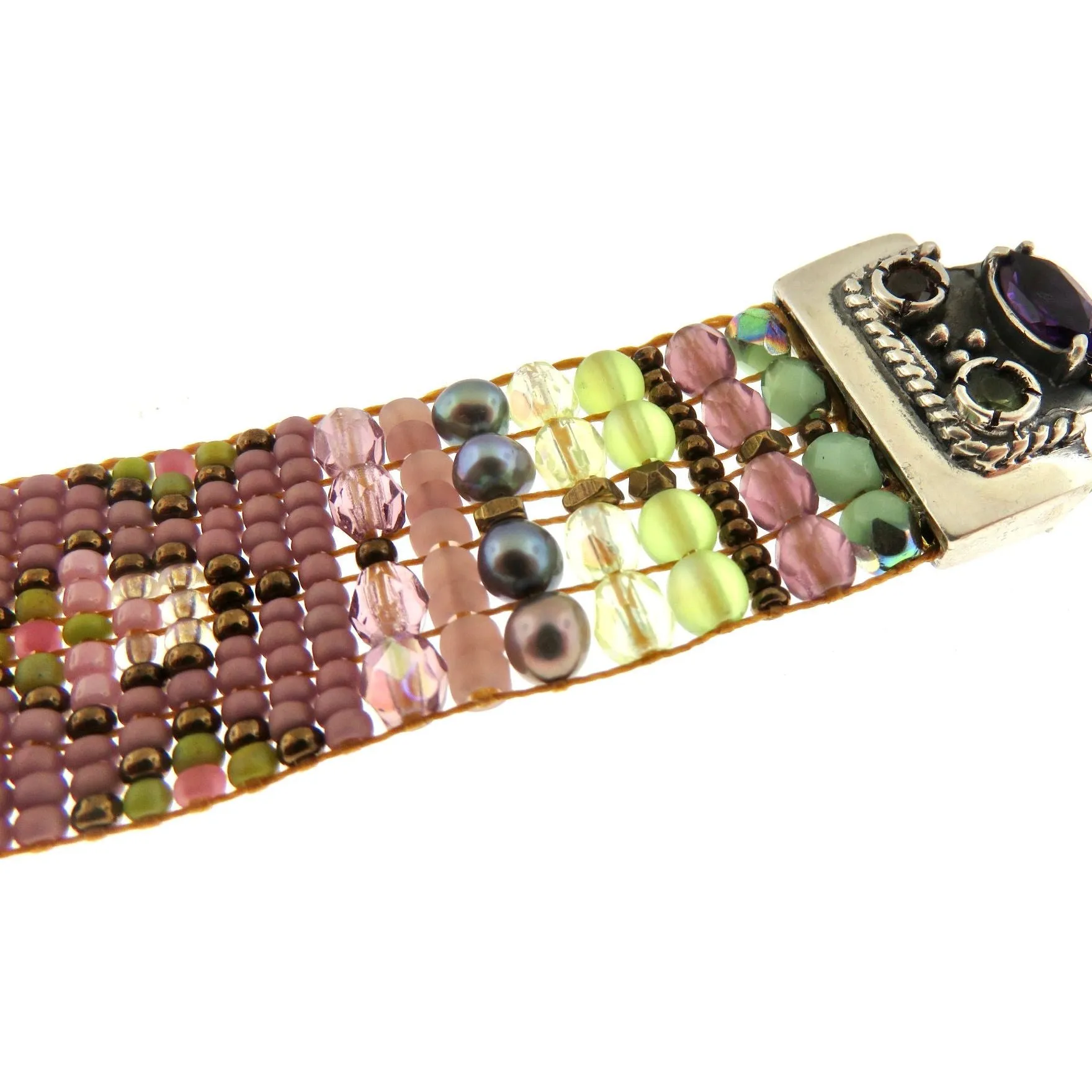 CHILI ROSE SPRING SPRING SLIDER  COWBOY BRACELET