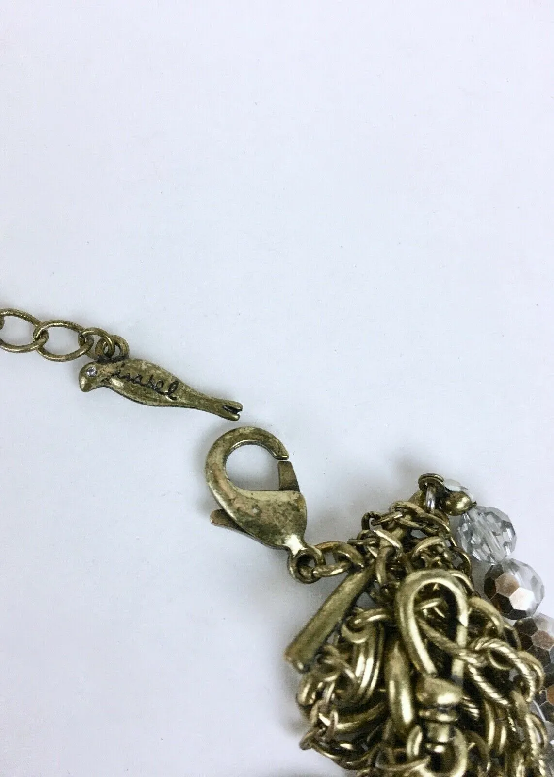 Chloe & Isabel Bronze Rhinestone Woven Gem Necklace