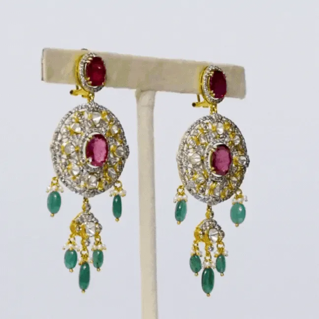 Choker Necklace and Earring pair - KMNE3369