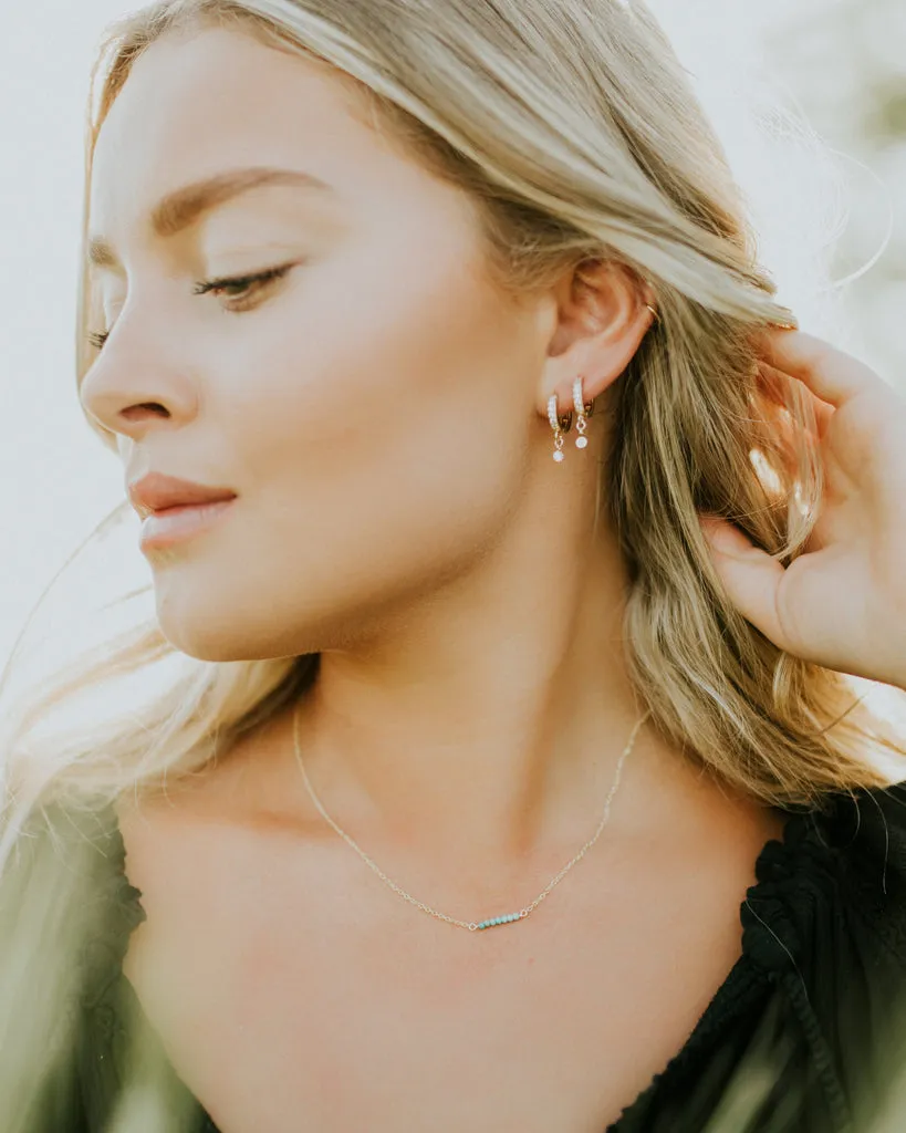 Citrine Bar Necklace - November