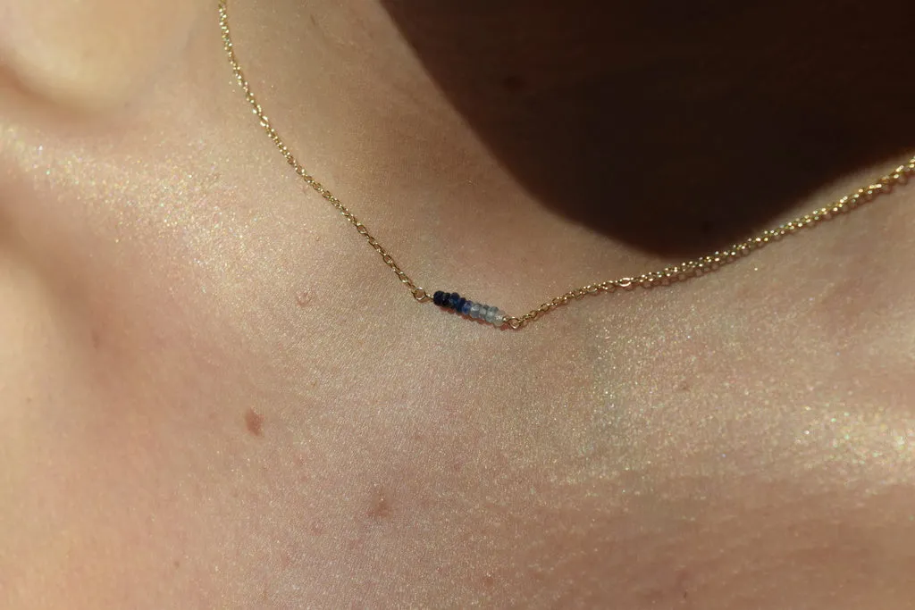Citrine Bar Necklace - November