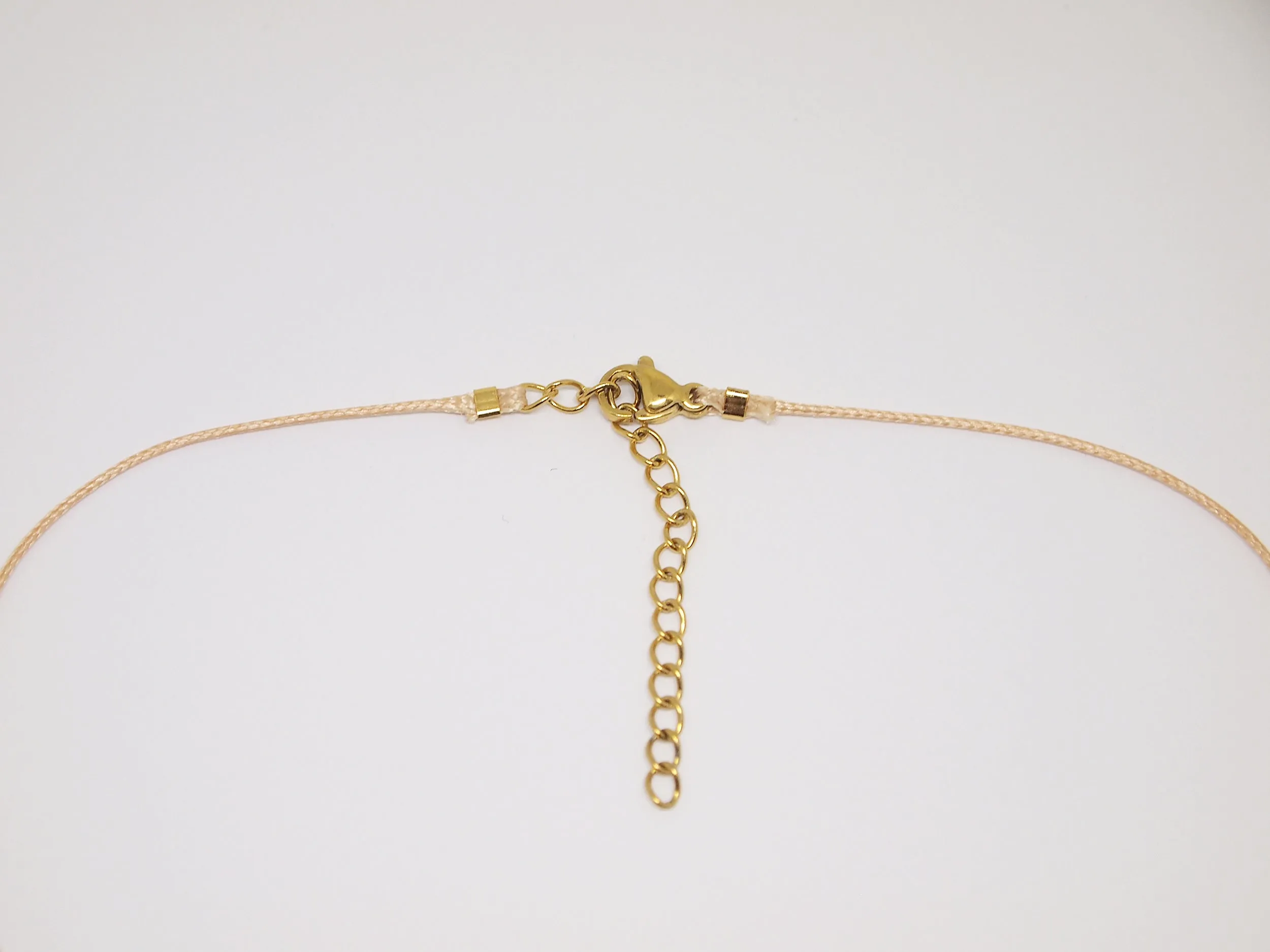 Citrine cord necklace