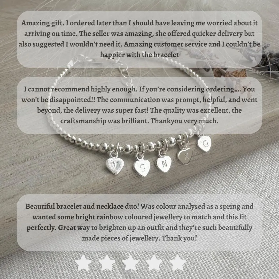 Dainty Amethyst drops necklace sterling silver, February birthstone jewellery