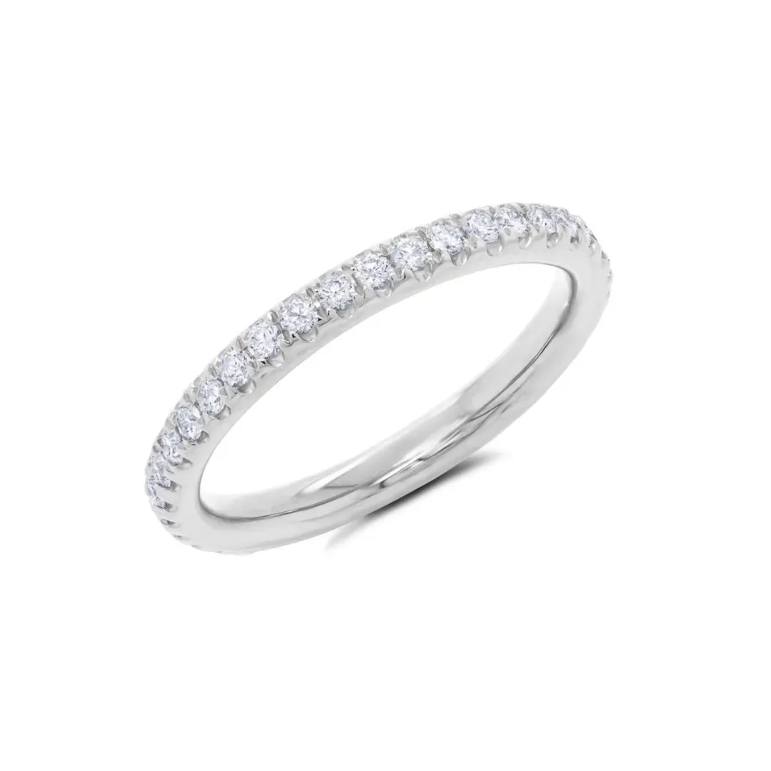 Diamond Fishtail Eternity Band