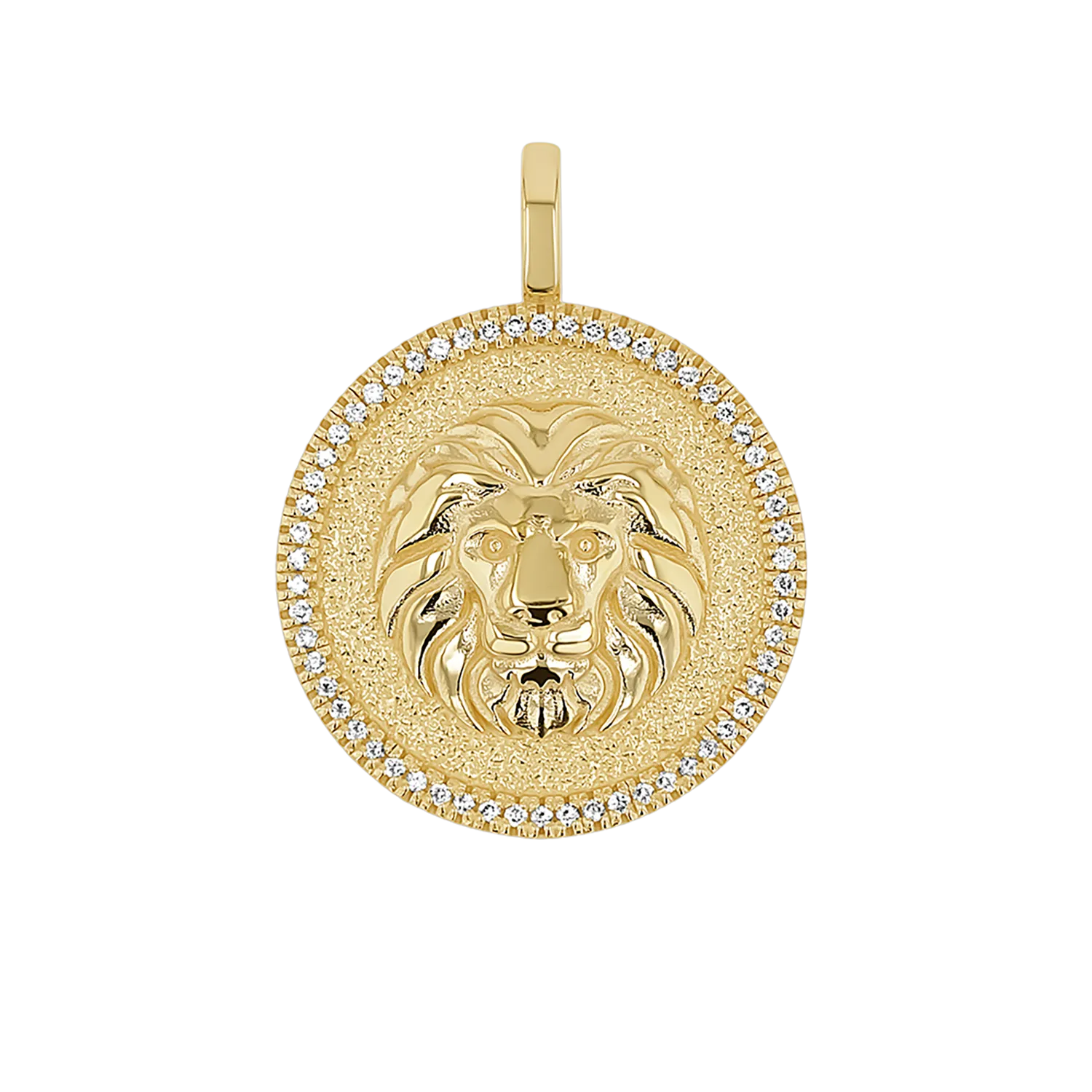 Diamond Zodiac Coin Medallion Charm