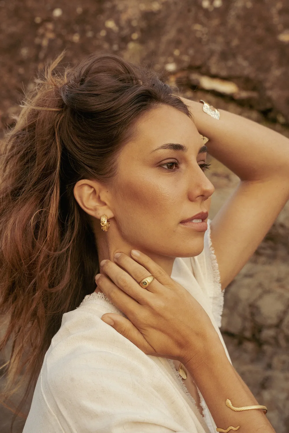 EMERALD SUNRISE RING