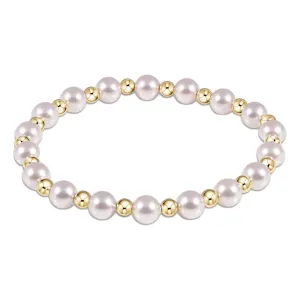 Extends - Grateful Pattern Bead Bracelet - Pearl