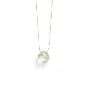 February Amethyst Fine Cord Birthstone Necklace