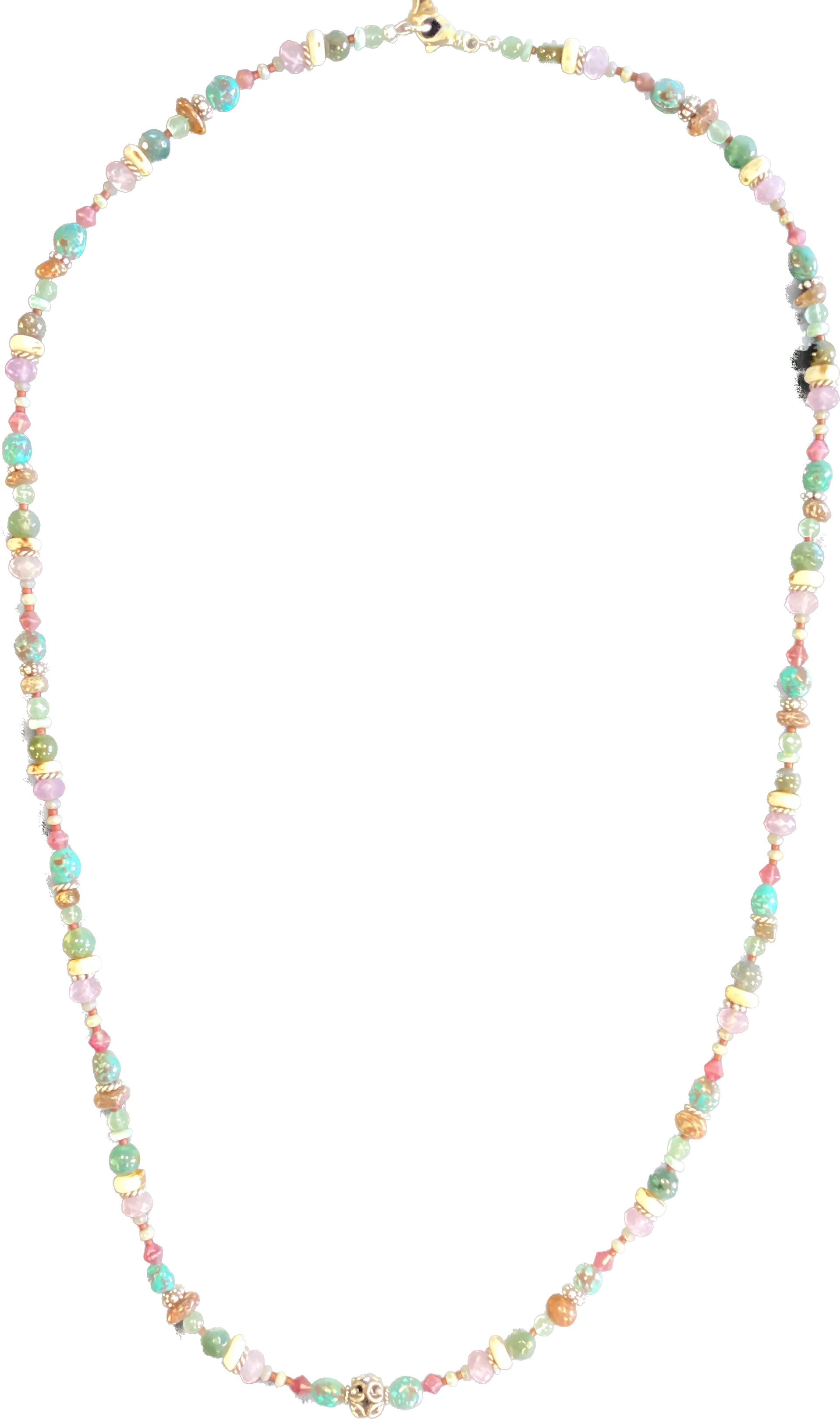Genuine Dino Bone Bead Necklace