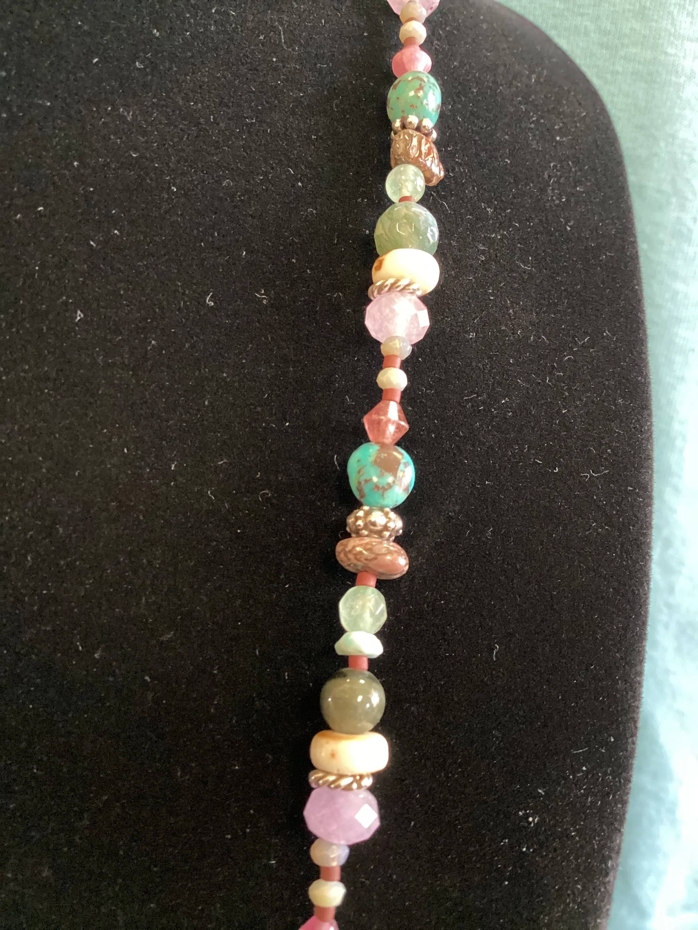 Genuine Dino Bone Bead Necklace
