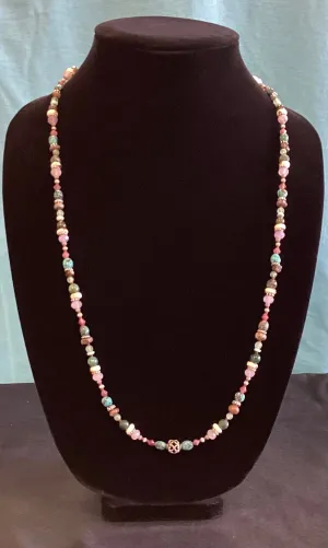 Genuine Dino Bone Bead Necklace