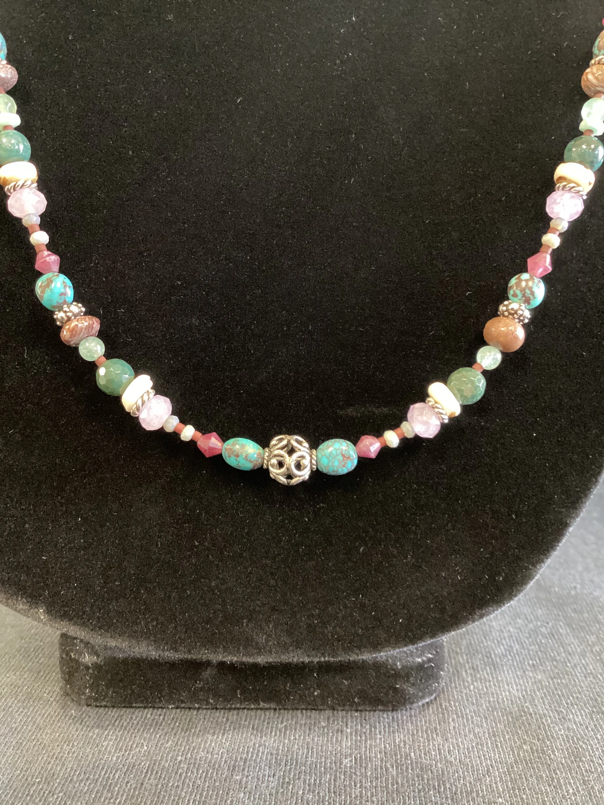 Genuine Dino Bone Bead Necklace
