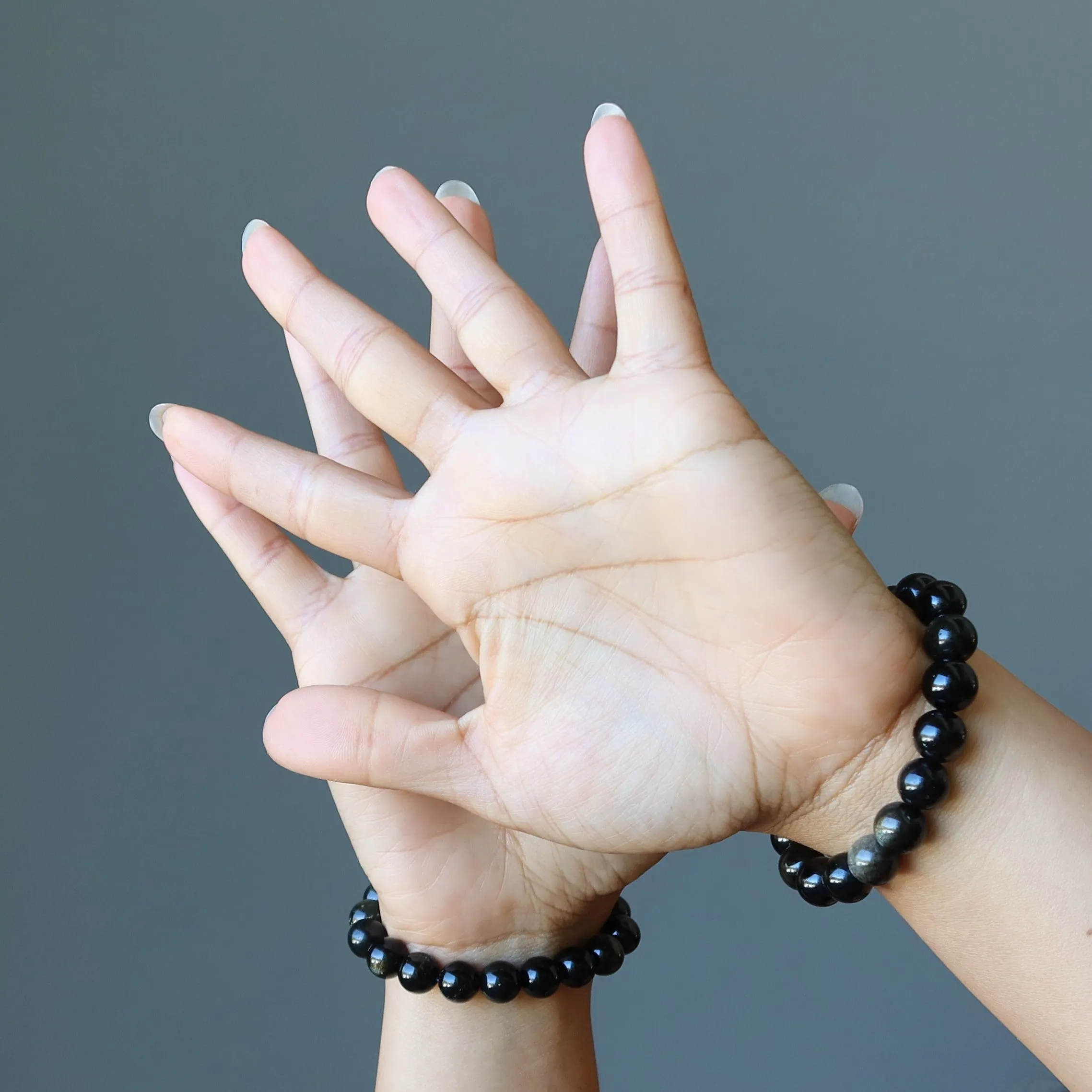 Gold Obsidian Bracelet Bedazzle