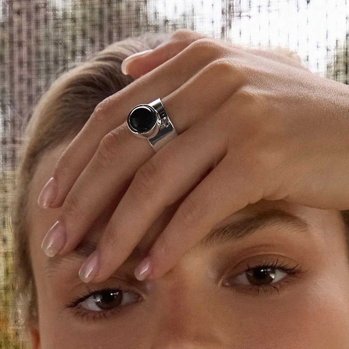 Husk Onyx Ring