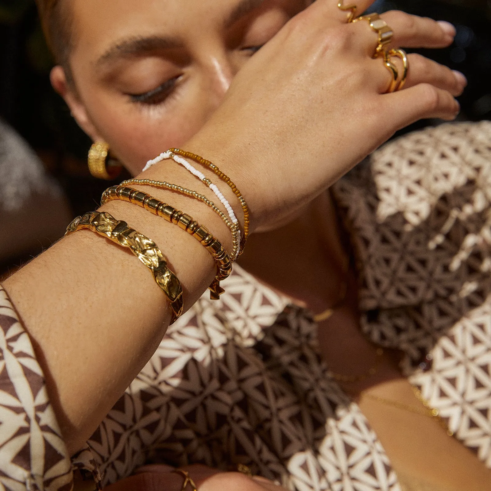 Inez Gold Bracelet