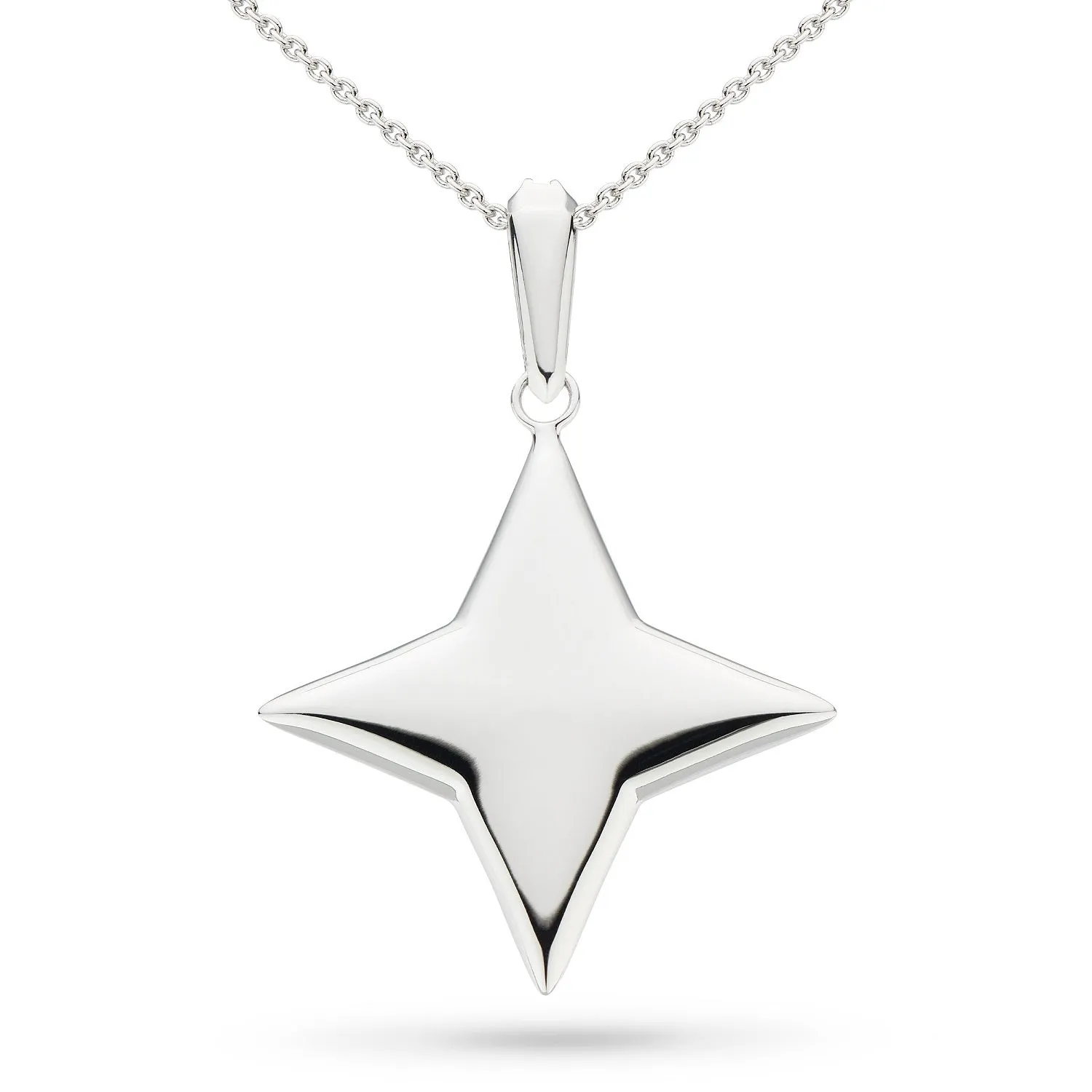 Kit Heath Empire Astoria Glitz Onyx & CZ Star Necklace