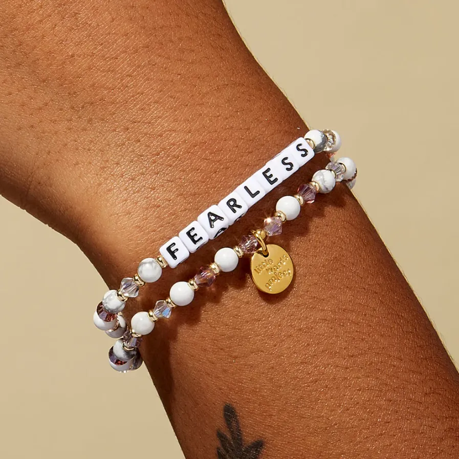Little Word Project Fearless Bracelet S/M