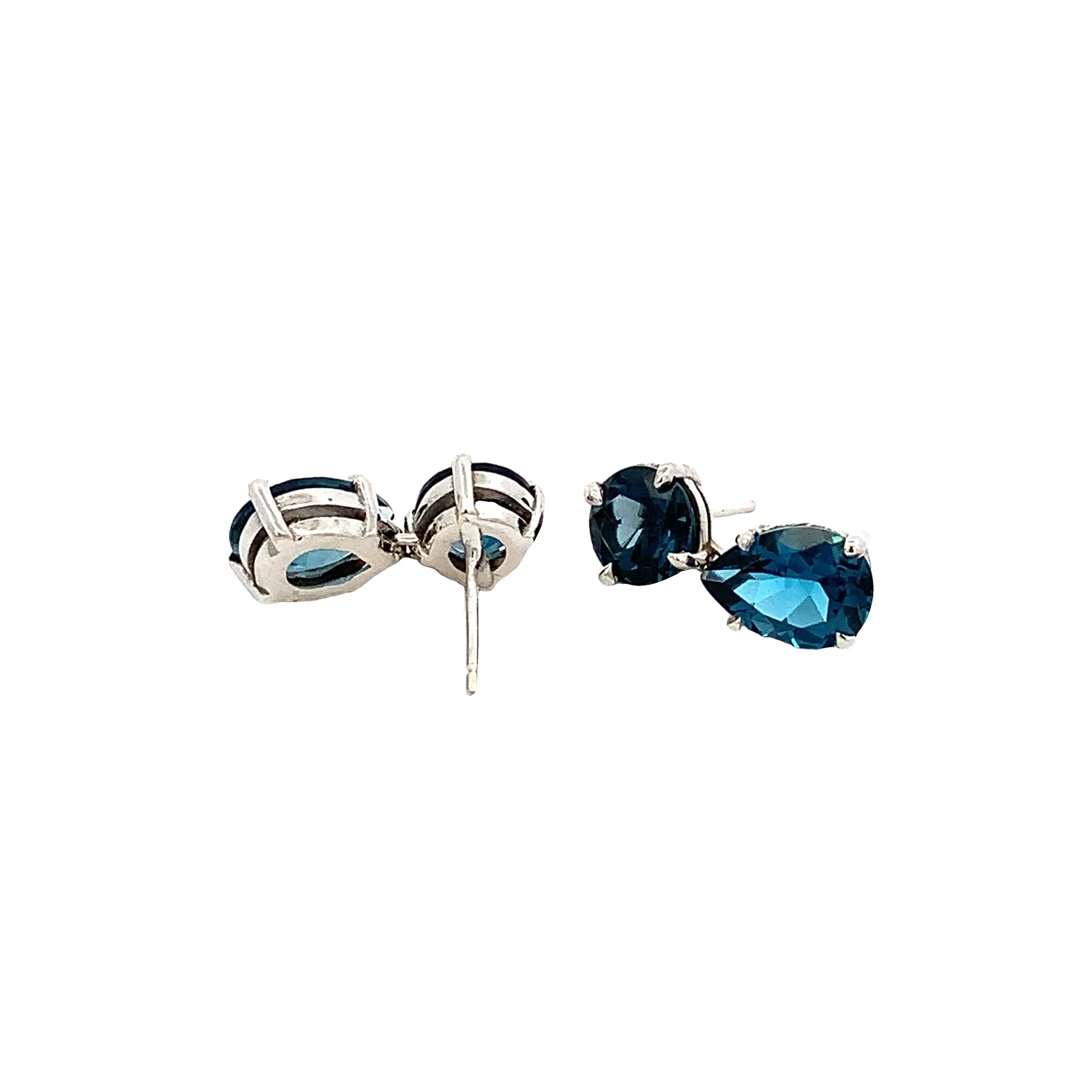 London Blue Topaz Drop Earrings - made to order