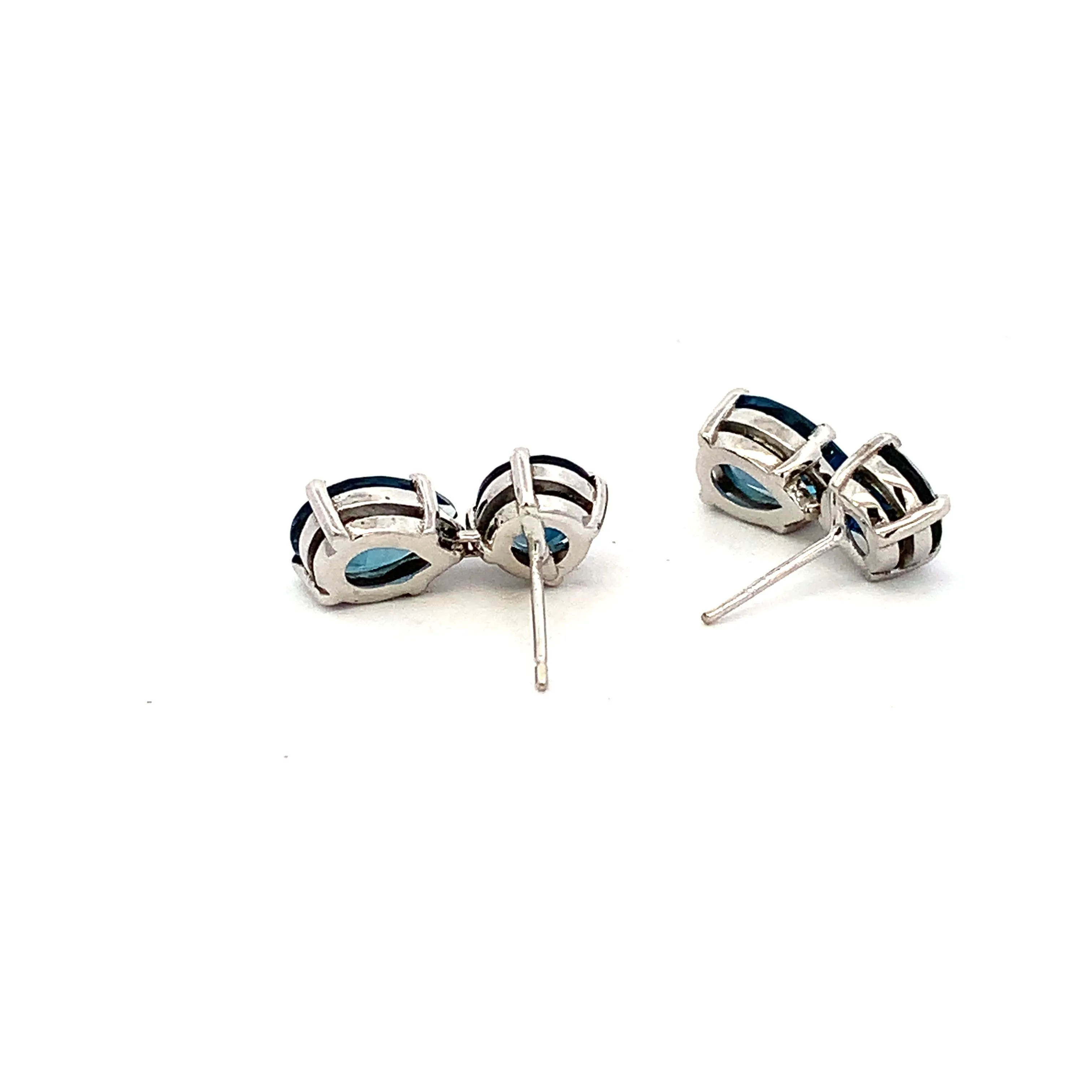 London Blue Topaz Drop Earrings - made to order
