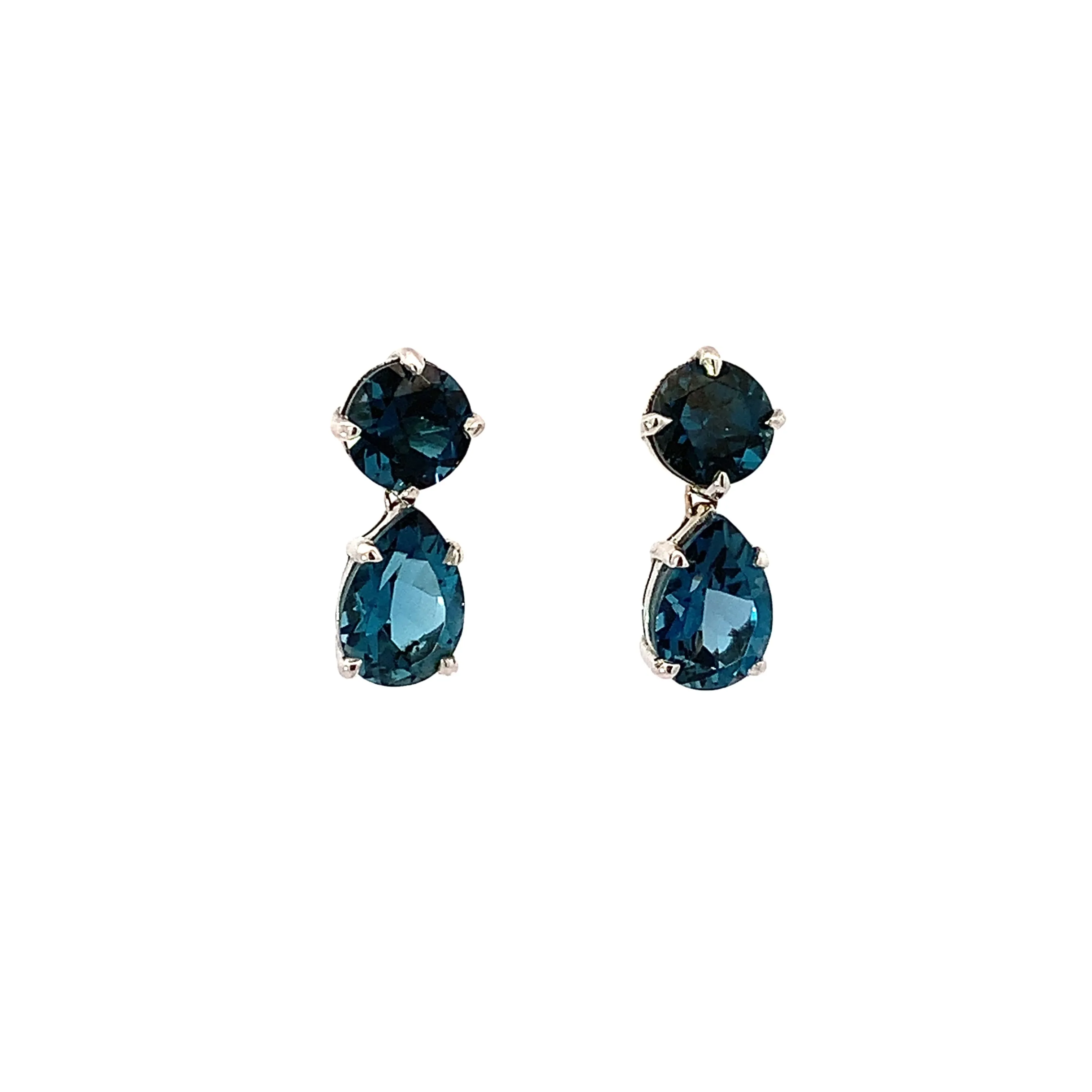 London Blue Topaz Drop Earrings - made to order