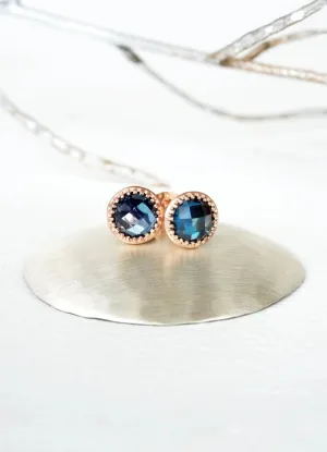 London Blue Topaz Gaia Studs
