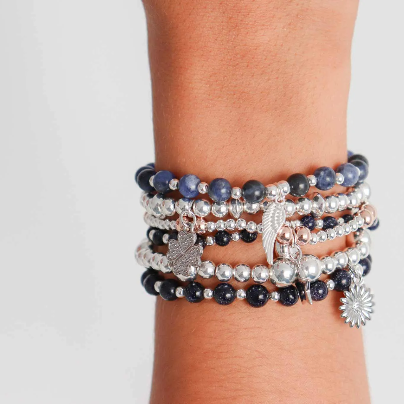 Love & Hope Stacking Bracelets - Set of 3