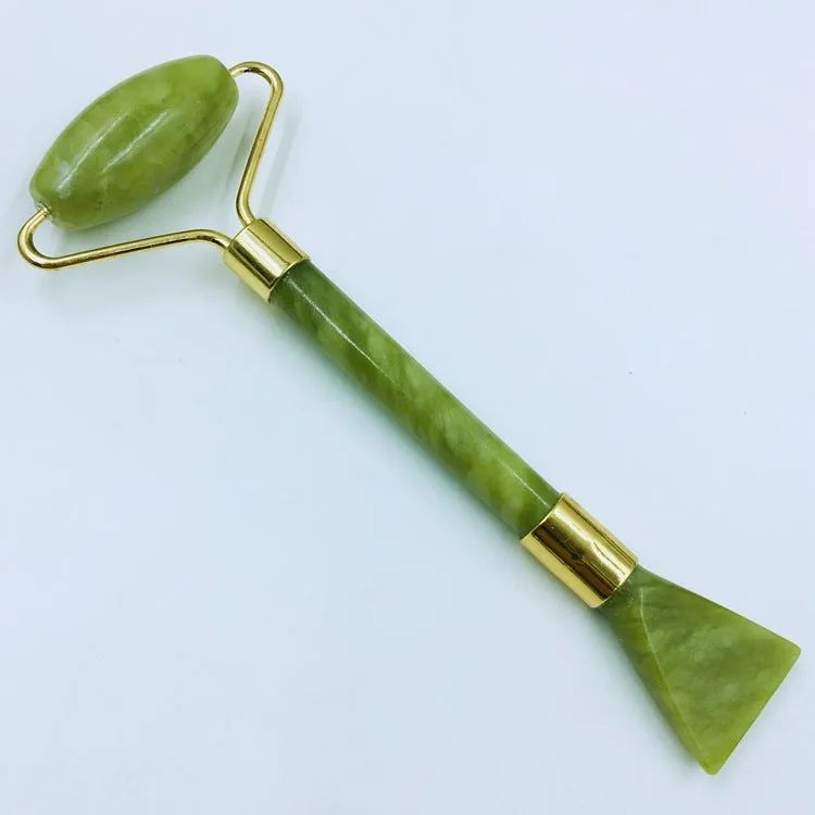 Natural Jade Beauty Instrument Double-Headed Jade Roller Facial Full Set Massage Beauty Instrument