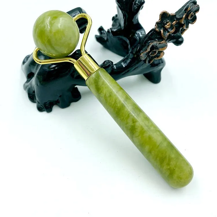 Natural Jade Beauty Instrument Double-Headed Jade Roller Facial Full Set Massage Beauty Instrument