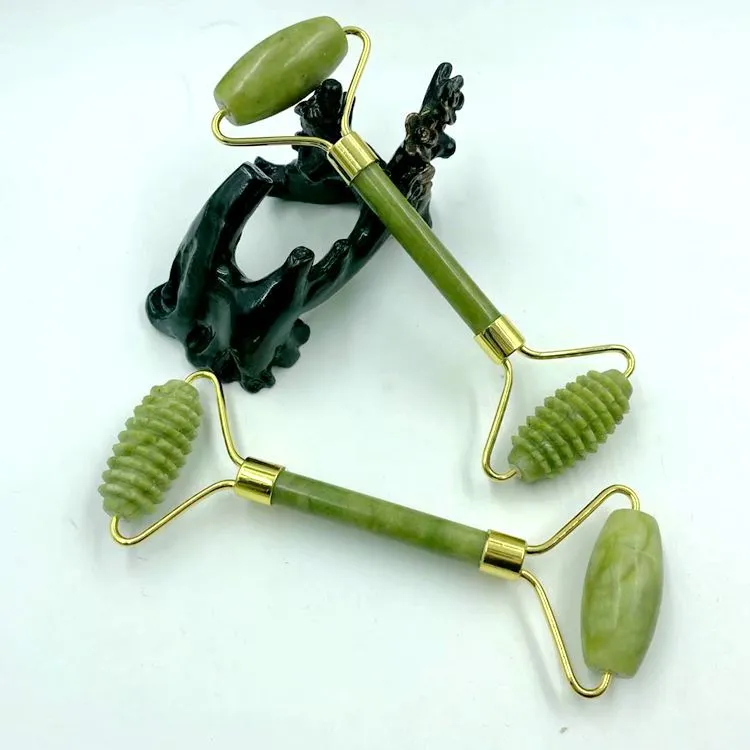 Natural Jade Beauty Instrument Double-Headed Jade Roller Facial Full Set Massage Beauty Instrument