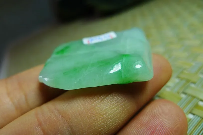 Natural Jade Rough Jadeite Raw (13g,3.5X2.7X0.55cm)