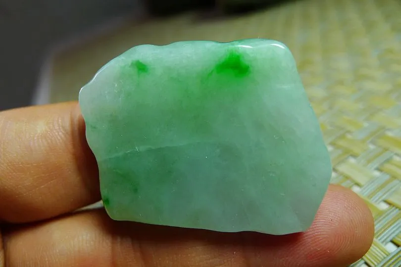 Natural Jade Rough Jadeite Raw (13g,3.5X2.7X0.55cm)