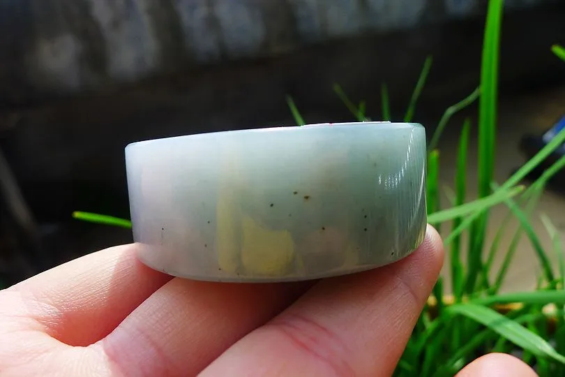 Natural Jade Rough Jadeite Raw (141g,5.25X5.25X1.9cm)