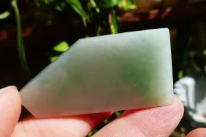 Natural Jade Rough Jadeite Raw (15g,4.9X2.4X0.45cm)