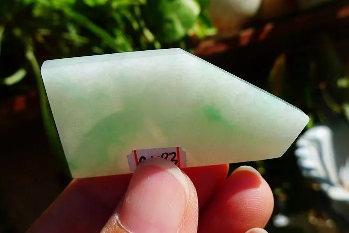 Natural Jade Rough Jadeite Raw (15g,4.9X2.4X0.45cm)
